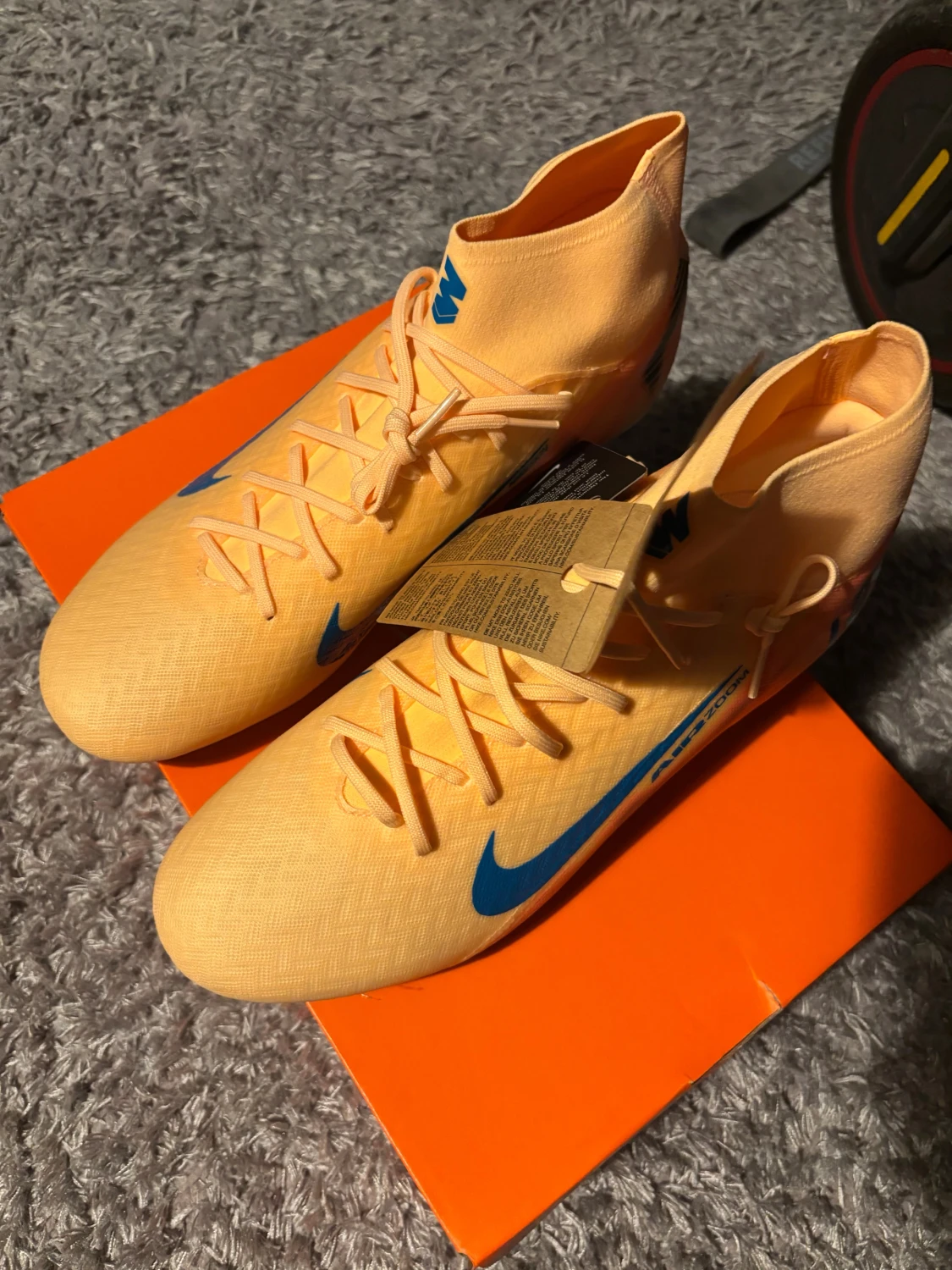 Nike Air Zoom orange fotbollsskor - 1