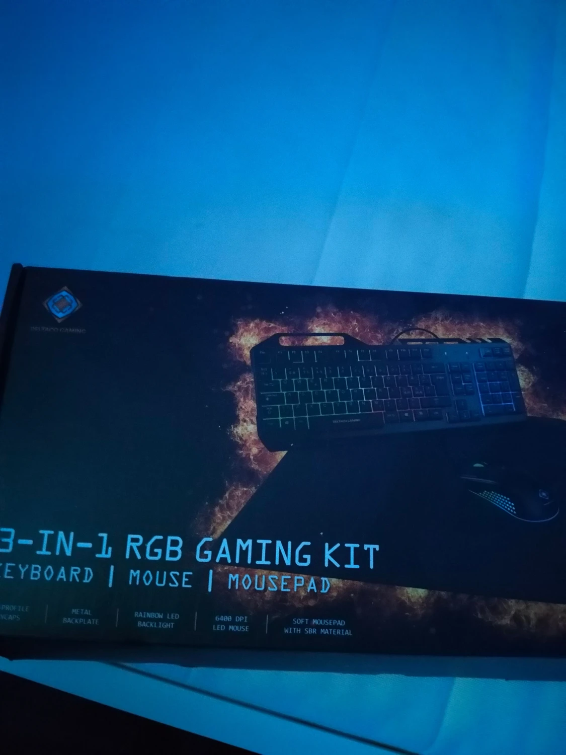 Deltaco Gaming RGB Tangentbord & Muspaket - 4