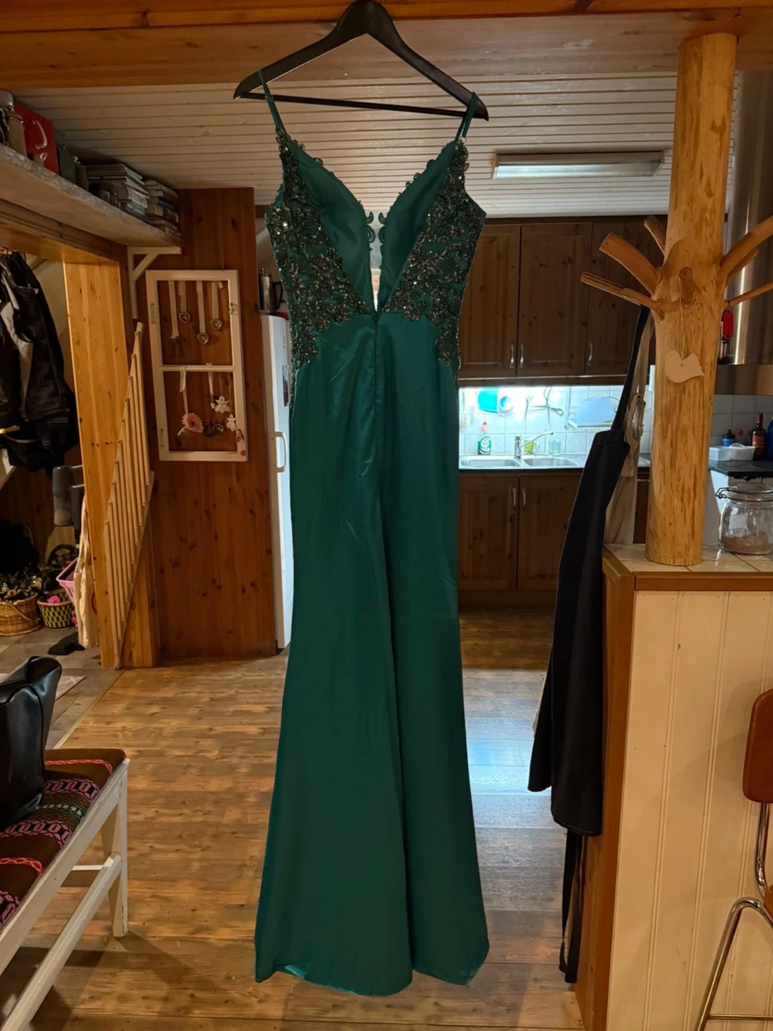 Mörkgrön balklänning  - 2