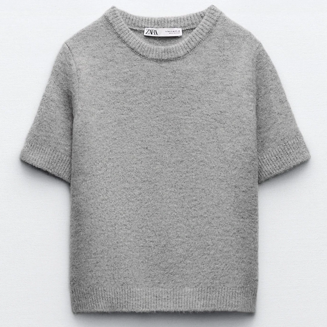 Stickad T-shirt zara