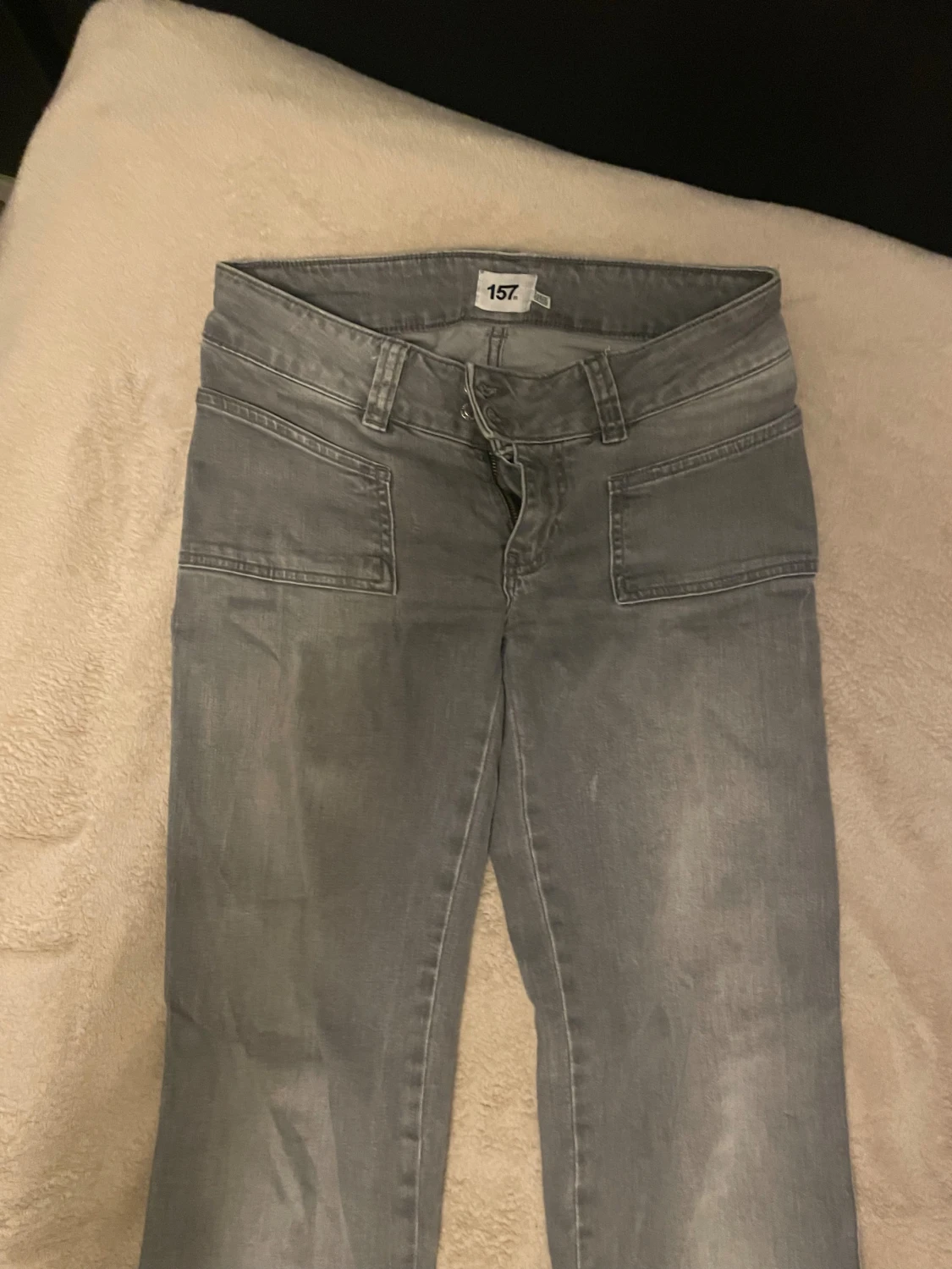 Lågmidjade bootcut jeans - 1