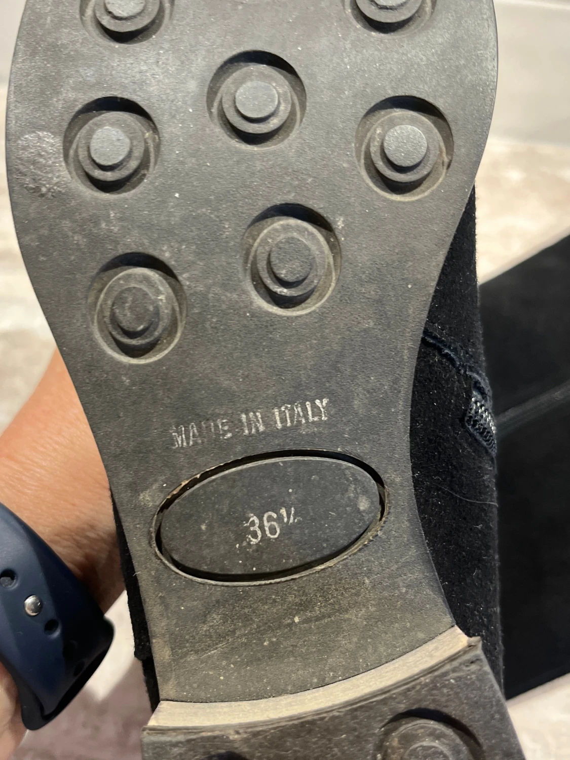 Svarta mockastövlar Marzio strl 36,5 - 4