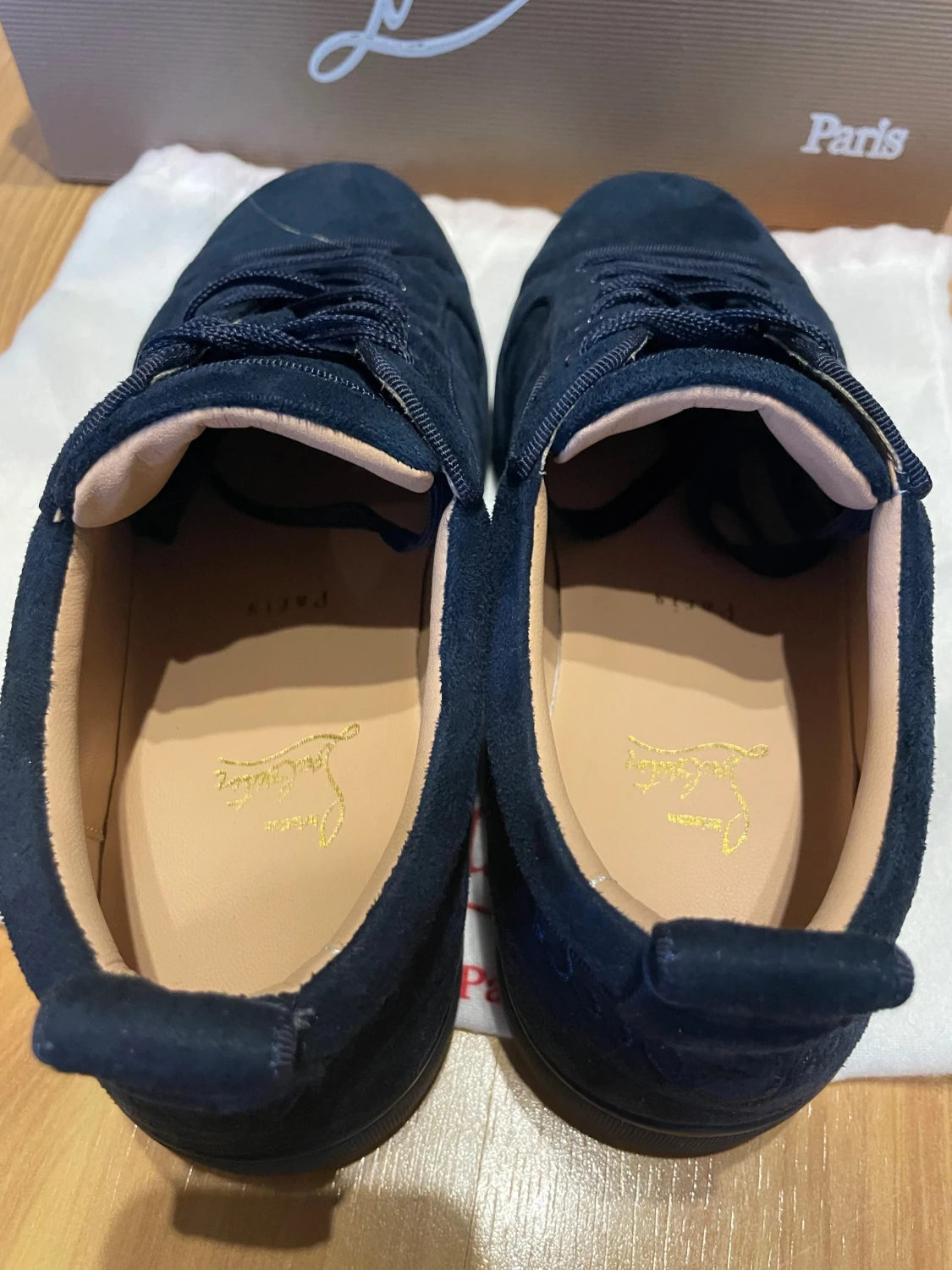 Mörkblå sneakers från Christian Louboutin - 3