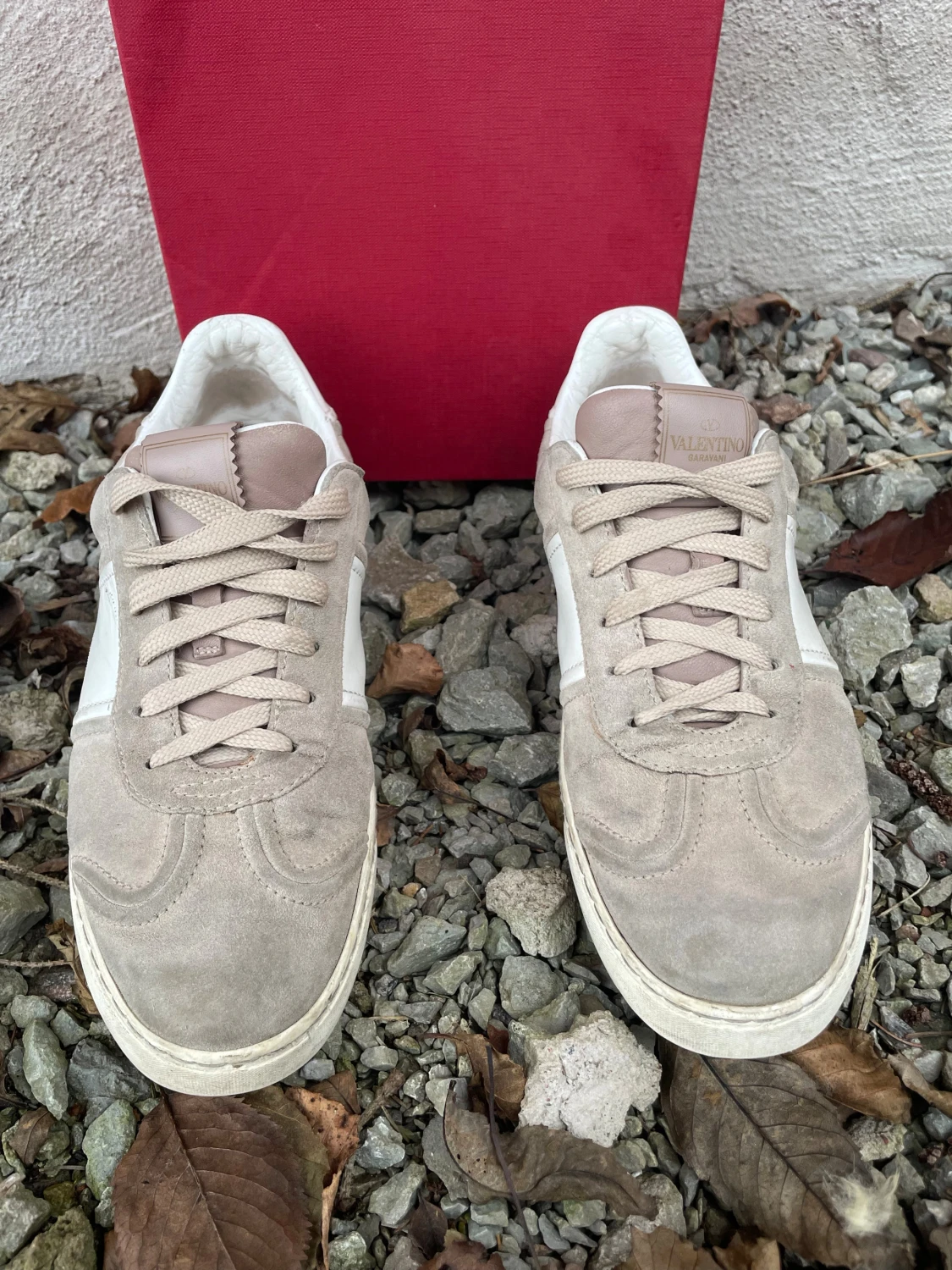 Valentino Garavani sneakers rosa/vit - 1