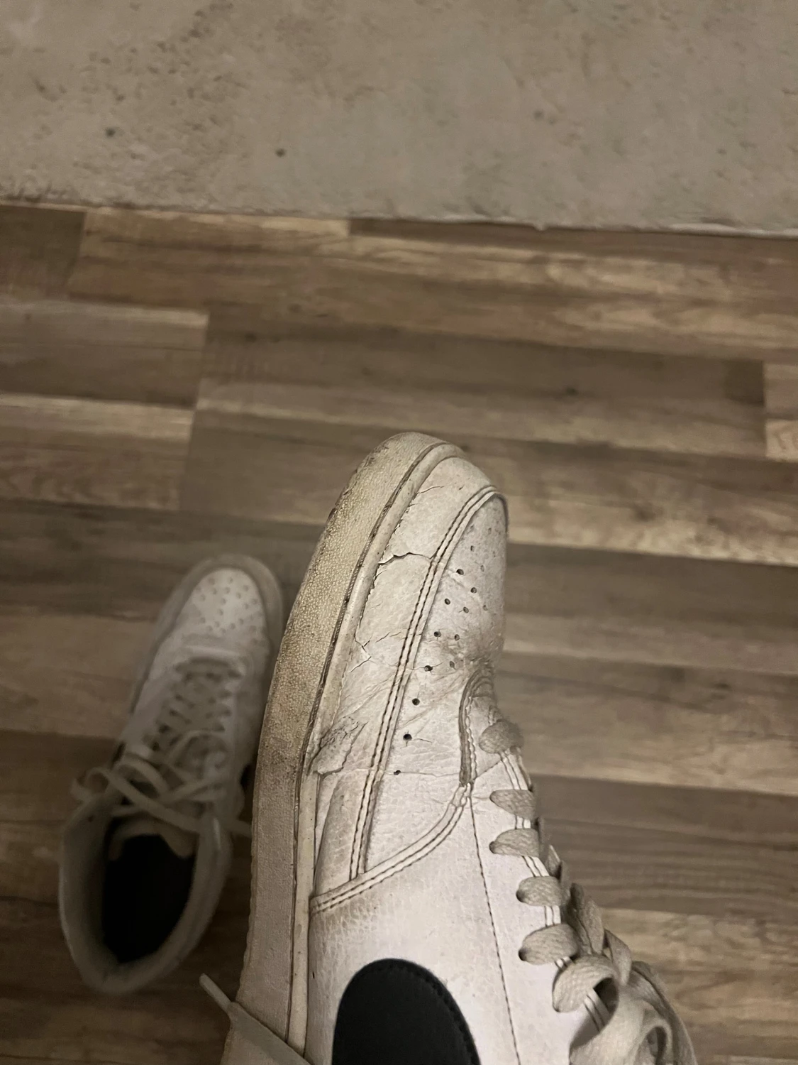 Nike Blazer Mid vit/svart skinn - 3