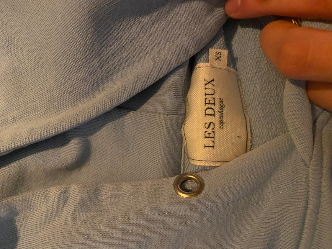 Ljusblå hoodie Les Deux XS - 2