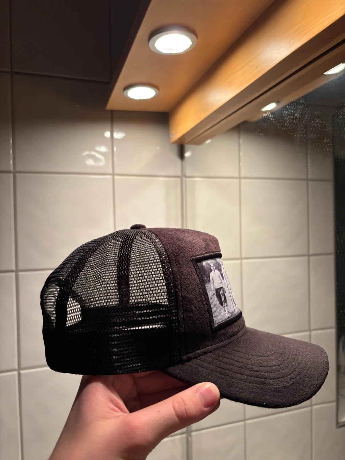 Svart Velvet Keps - 2