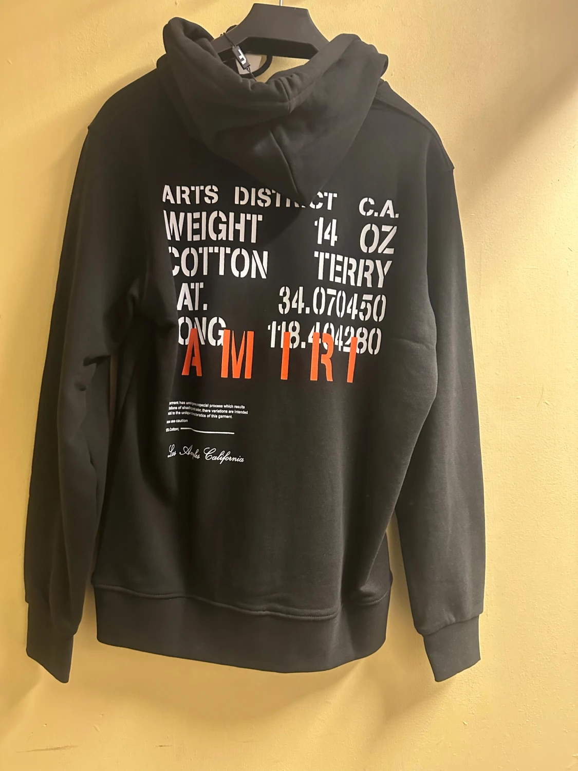 Svart AMIRI hoodie med tryck - 1