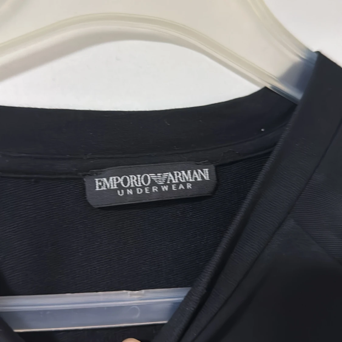 Svart långärmad tröja Emporio Armani - 1