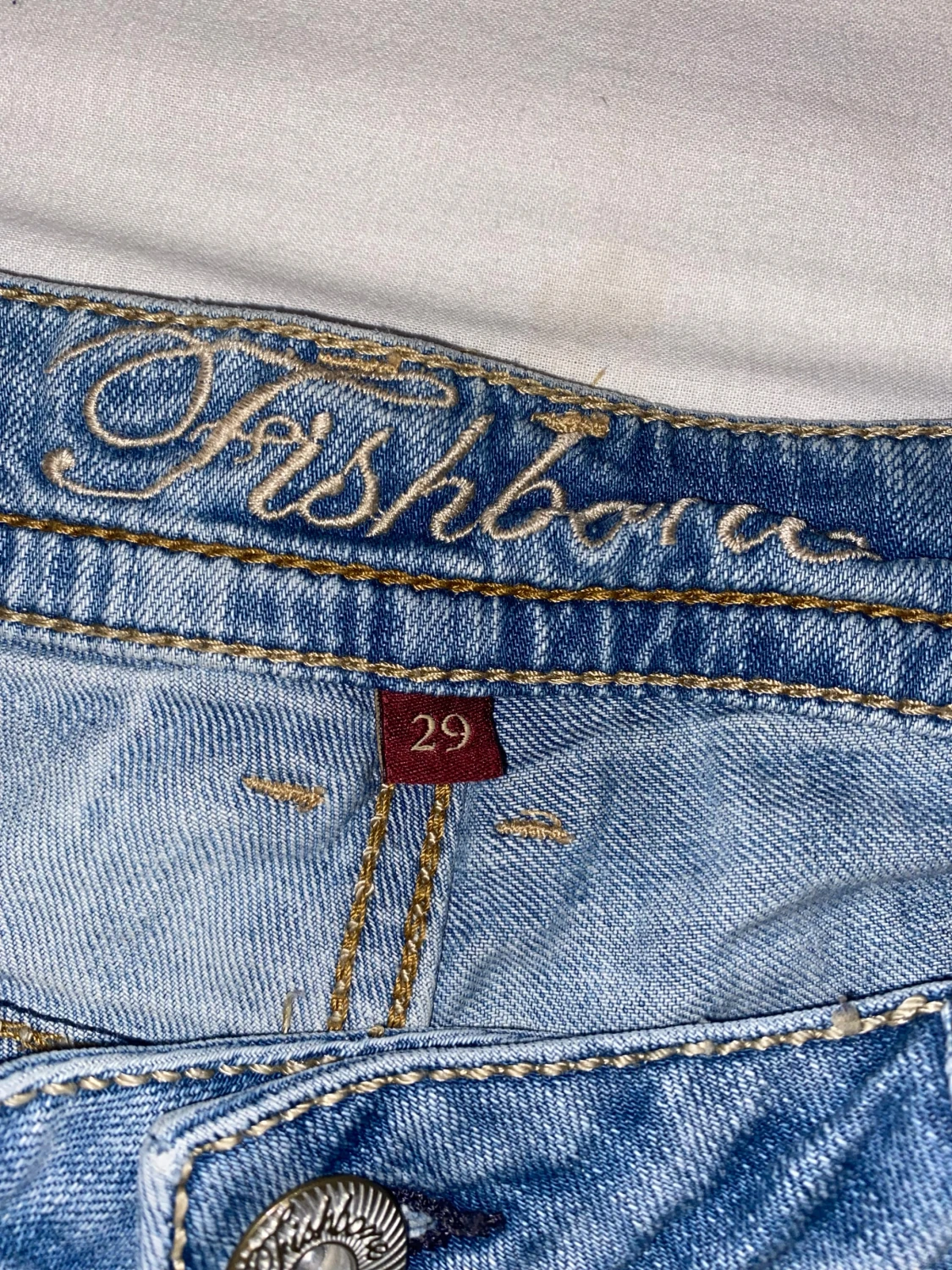 Ljusblå Fishbone jeans - 2