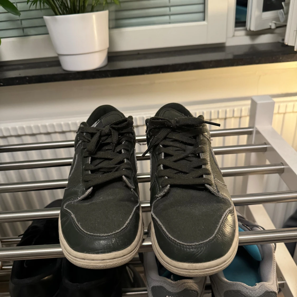 Mörk gröna Nike Dunk sneakers - 3