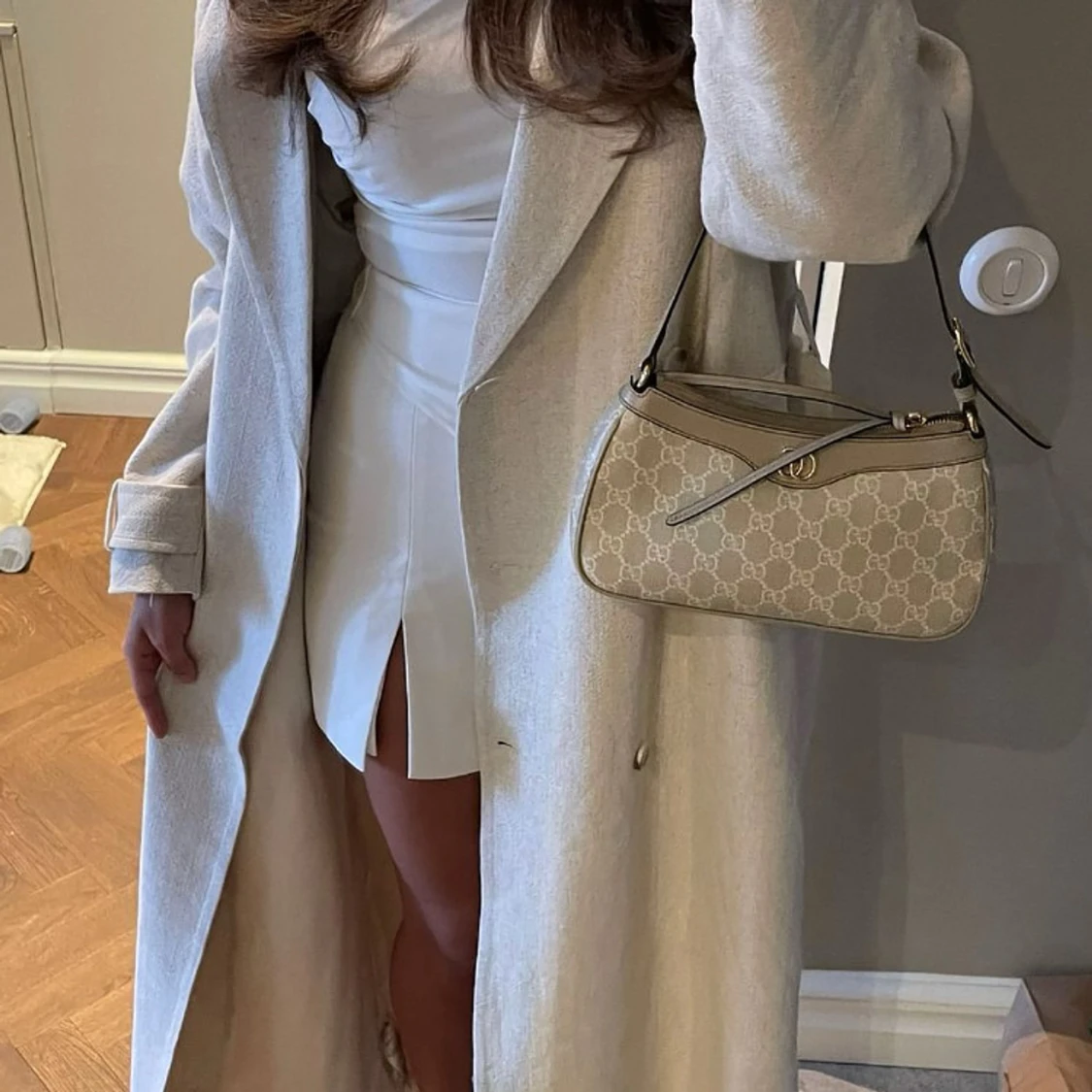 Beige linnekappa NA-KD - 1