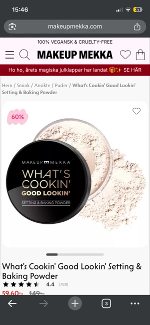 Setting powder i färgen Translucent - Öppnad men oanvänd