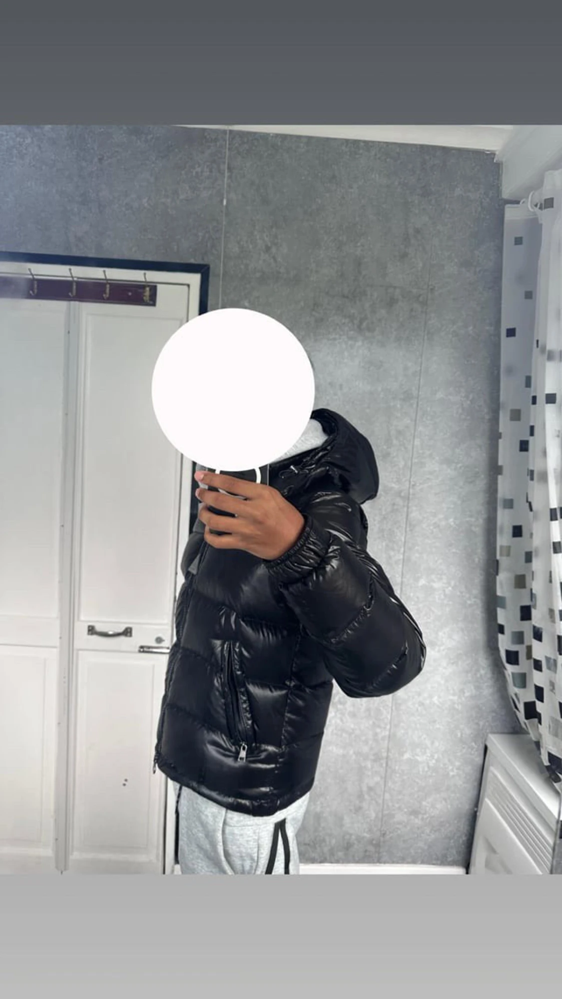 Svarta Moncler maya jackor i M och L - 3