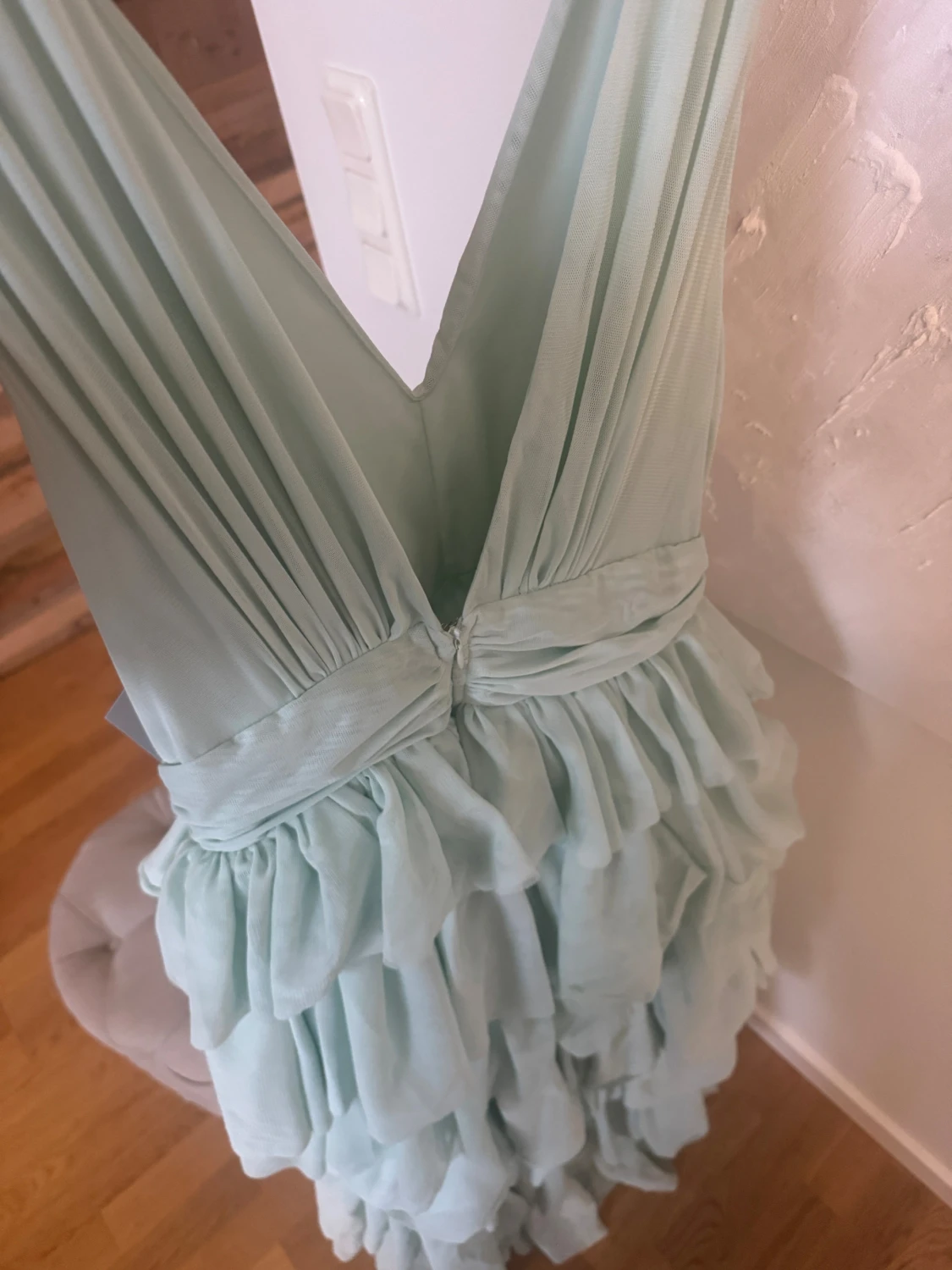 Tulle drill gown turkos - 3