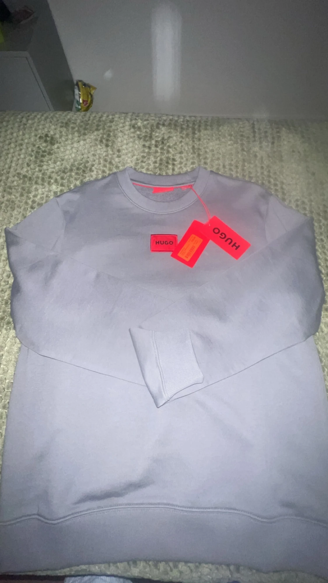 Grå sweatshirt från Hugo Boss