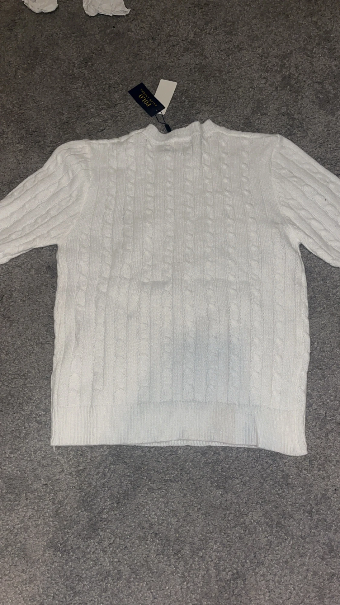 Vit stickad tröja Polo Ralph Lauren - 2