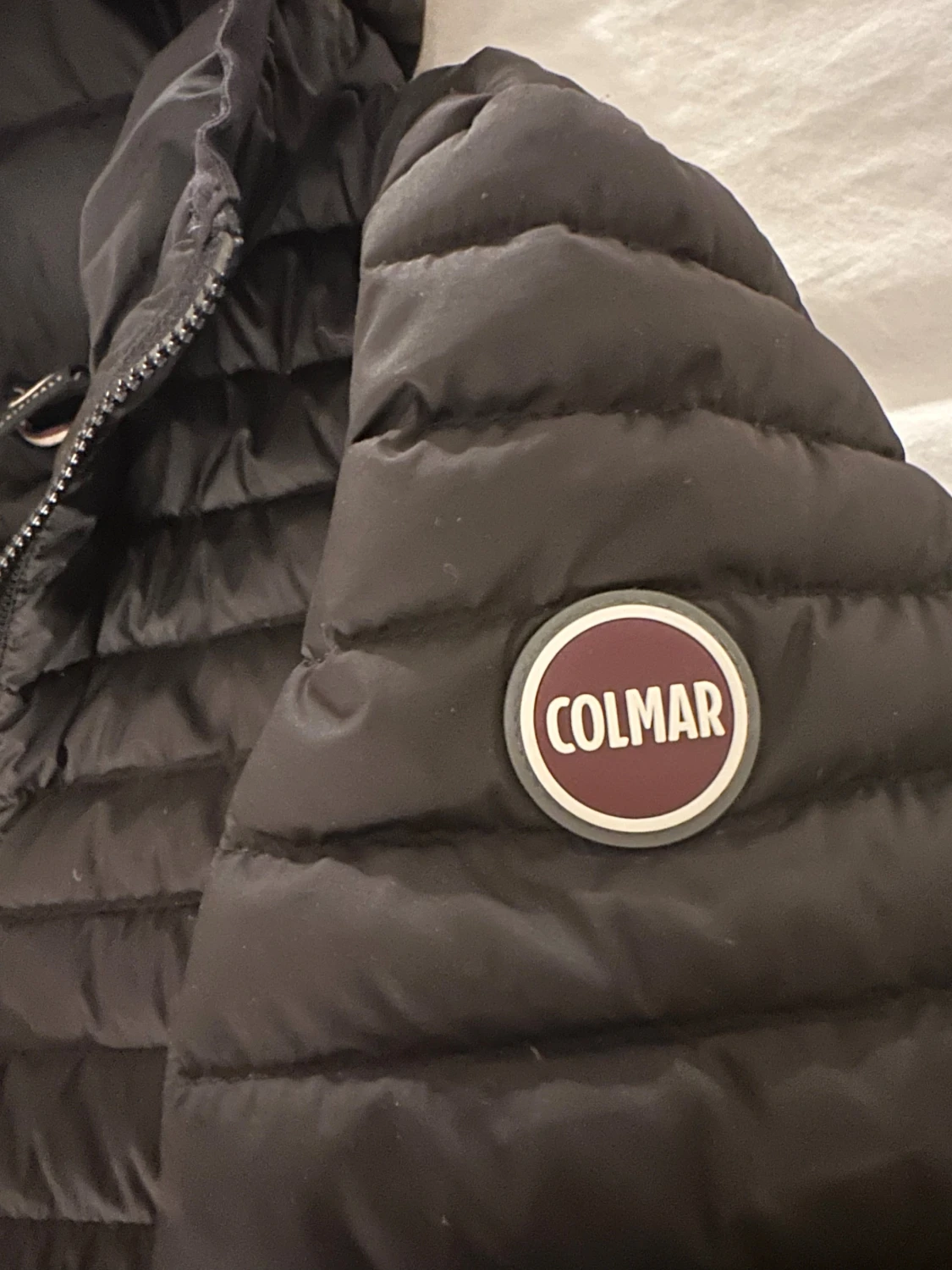 Svart Colmar pufferjacka med huva - 2