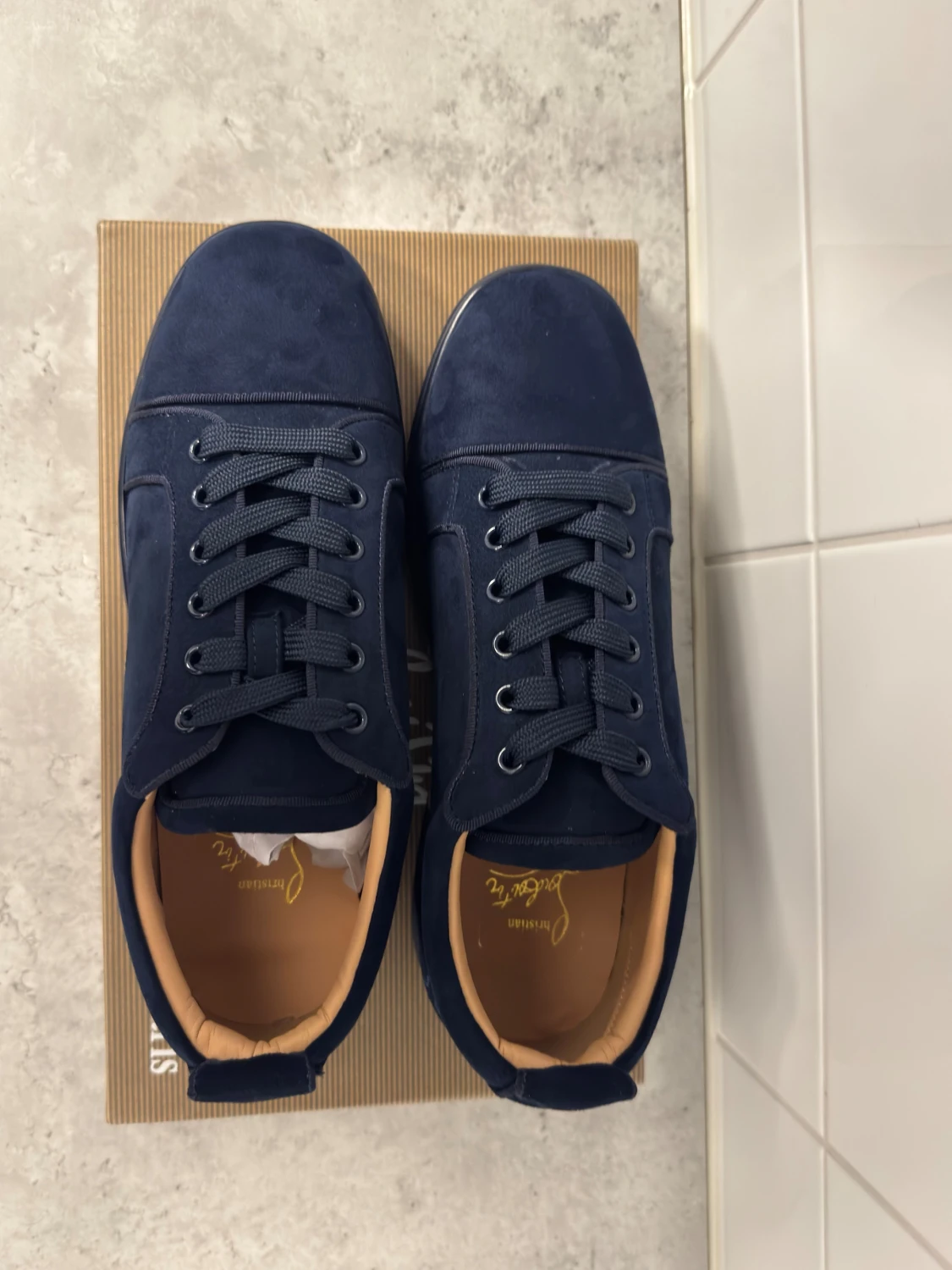 Mörkblå Christian Louboutin - 3