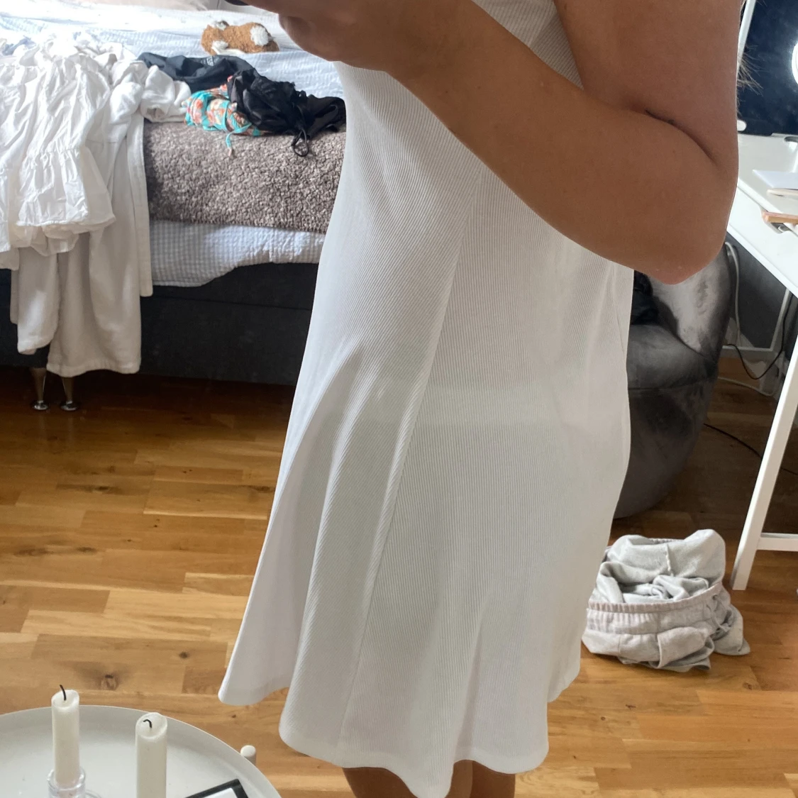 Vit klänning från H&M - 3