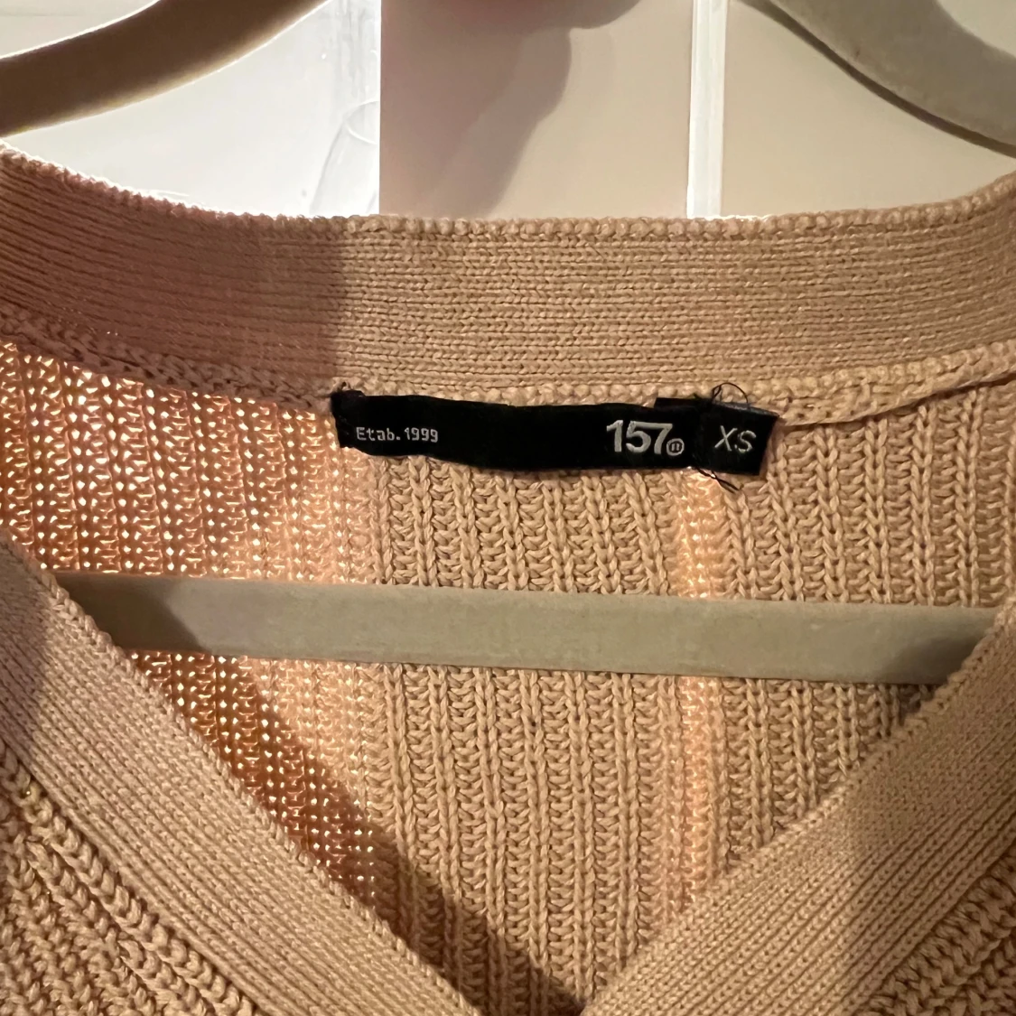 Beige stickad kofta från 157 XS - 2