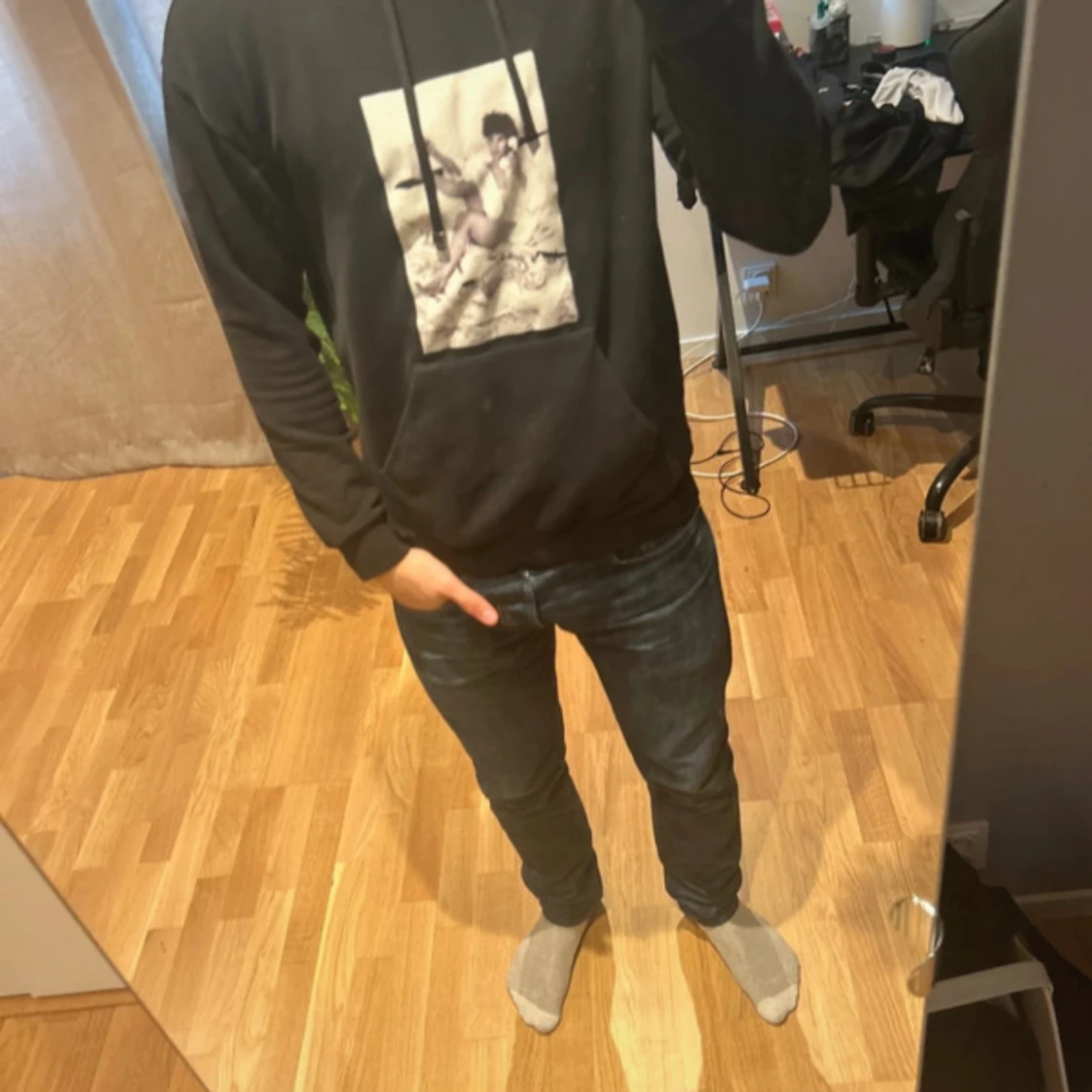 Svart hoodie Limitato 