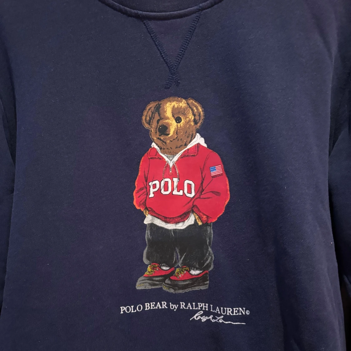 Blå Ralph Lauren sweatshirt - 2
