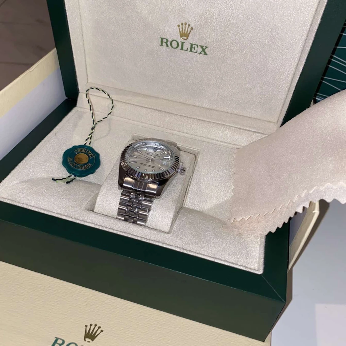 Datejust silverfärgad klocka - 3