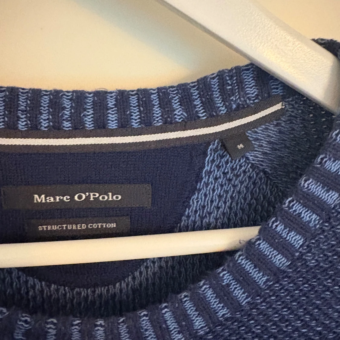 Blå stickad tröja Marc O'Polo M - 3