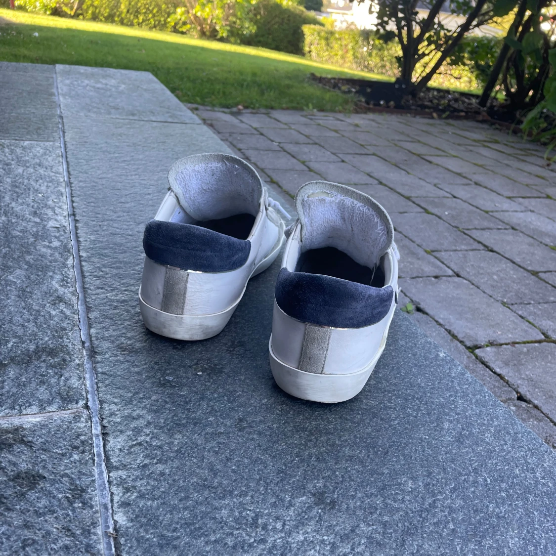 Philippe Model vita sneakers i skinn - 3