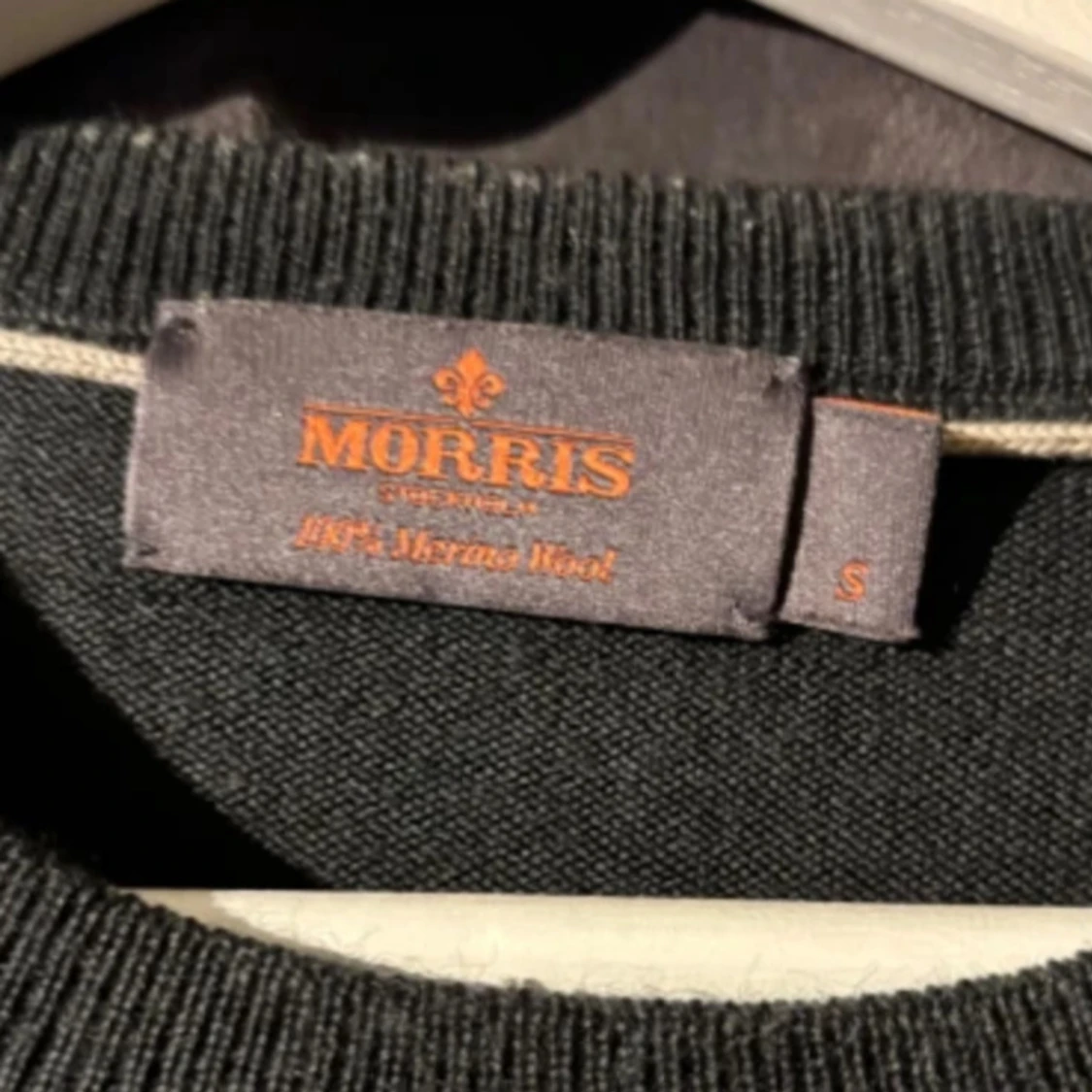 Svart merinoulltröja från Morris - 1