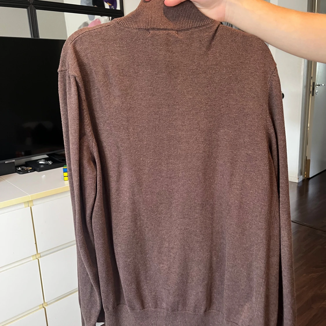 Brun kofta med dragkedja från mywearman - 2