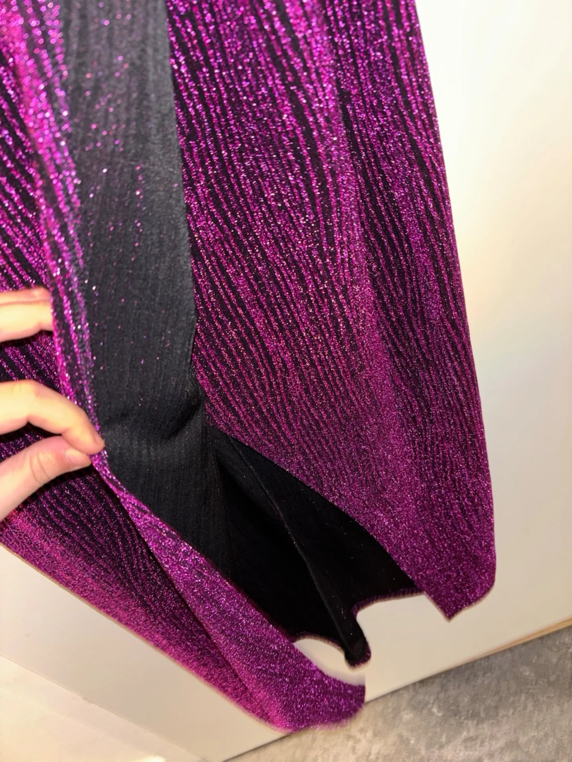 Glittrig långklänning från SHEIN Curve - 3