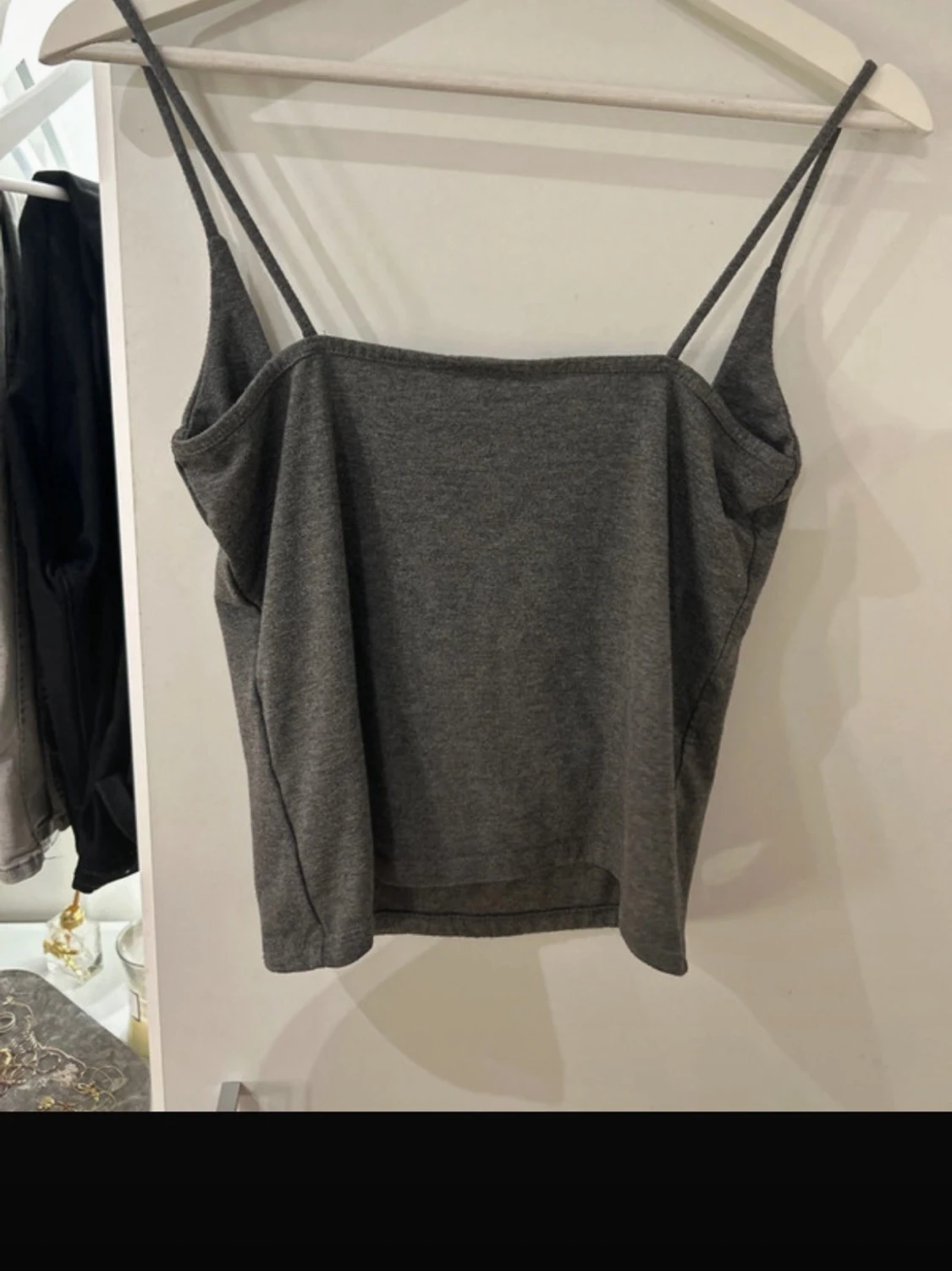 Mörkgrå linnetopp från New Yorker - 2