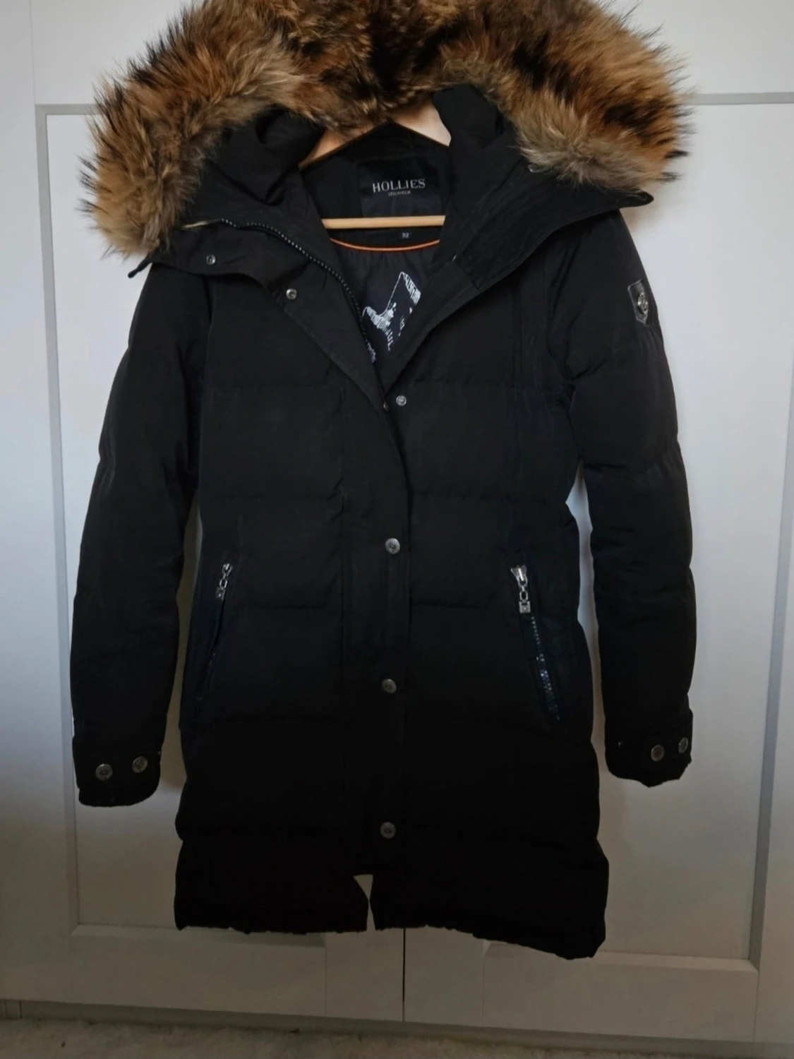 Hollies subway jacka med äkta päls