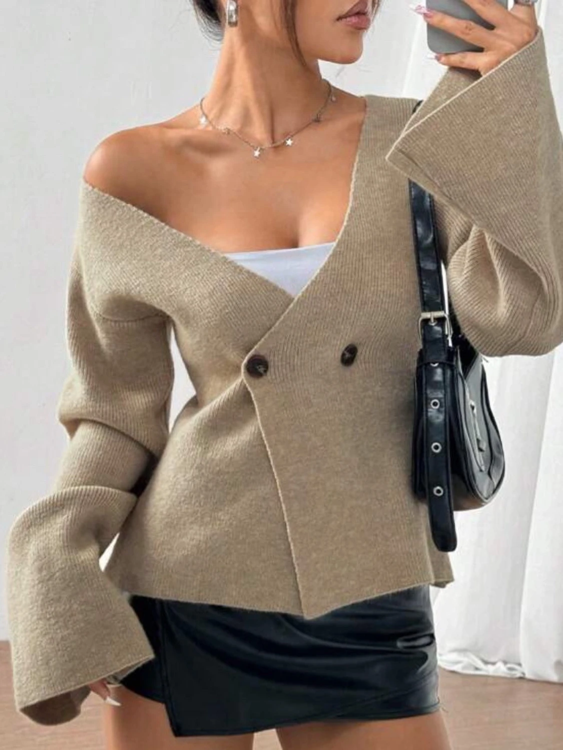 Fin tröja med knappar🤍🌸