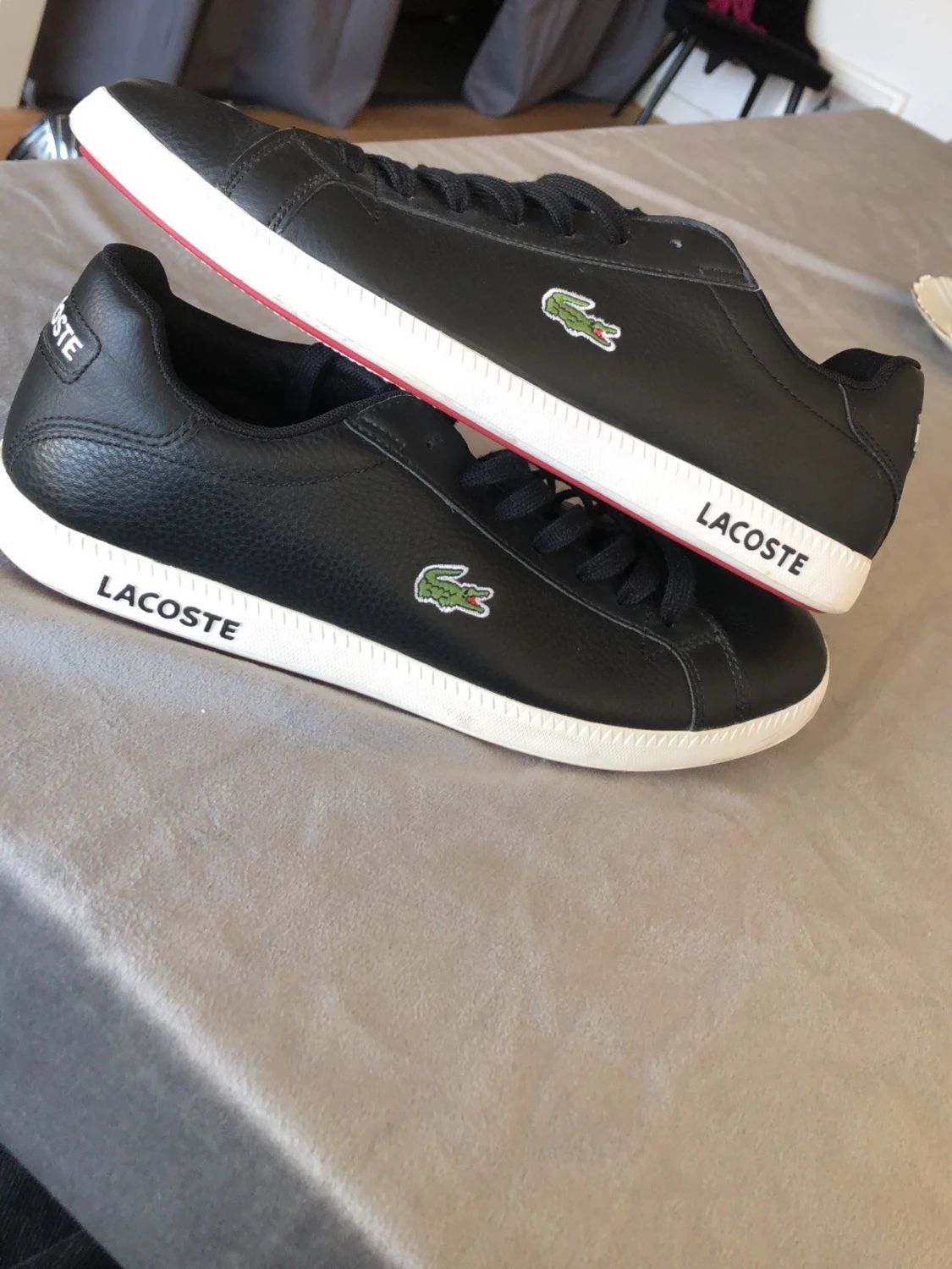 Svarta sneakers från Lacoste - 5