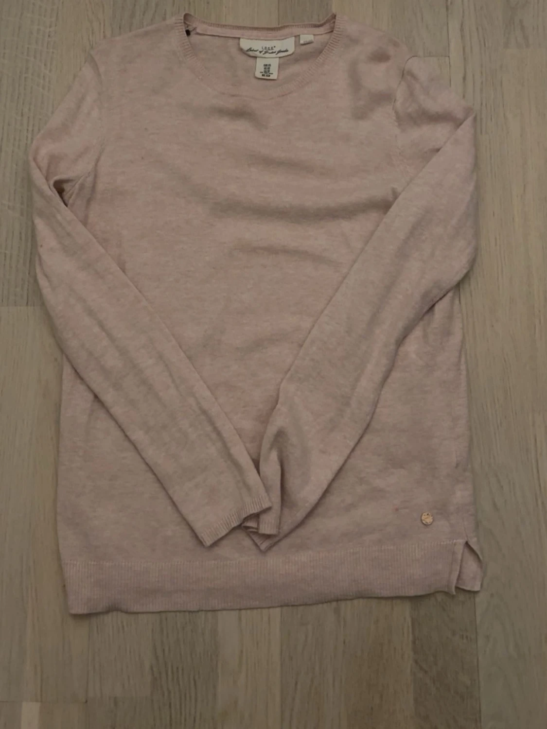 Ljusrosa stickad tröja - 6