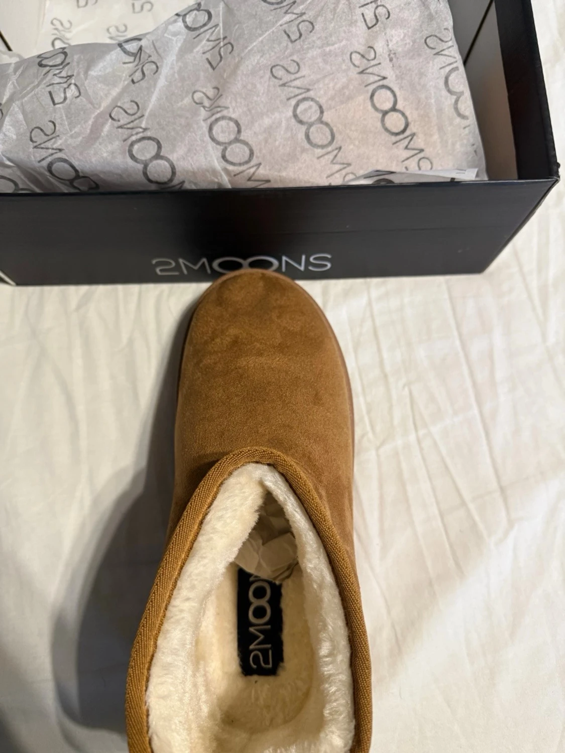 Bruna boots från 2MOONS med foder - 1