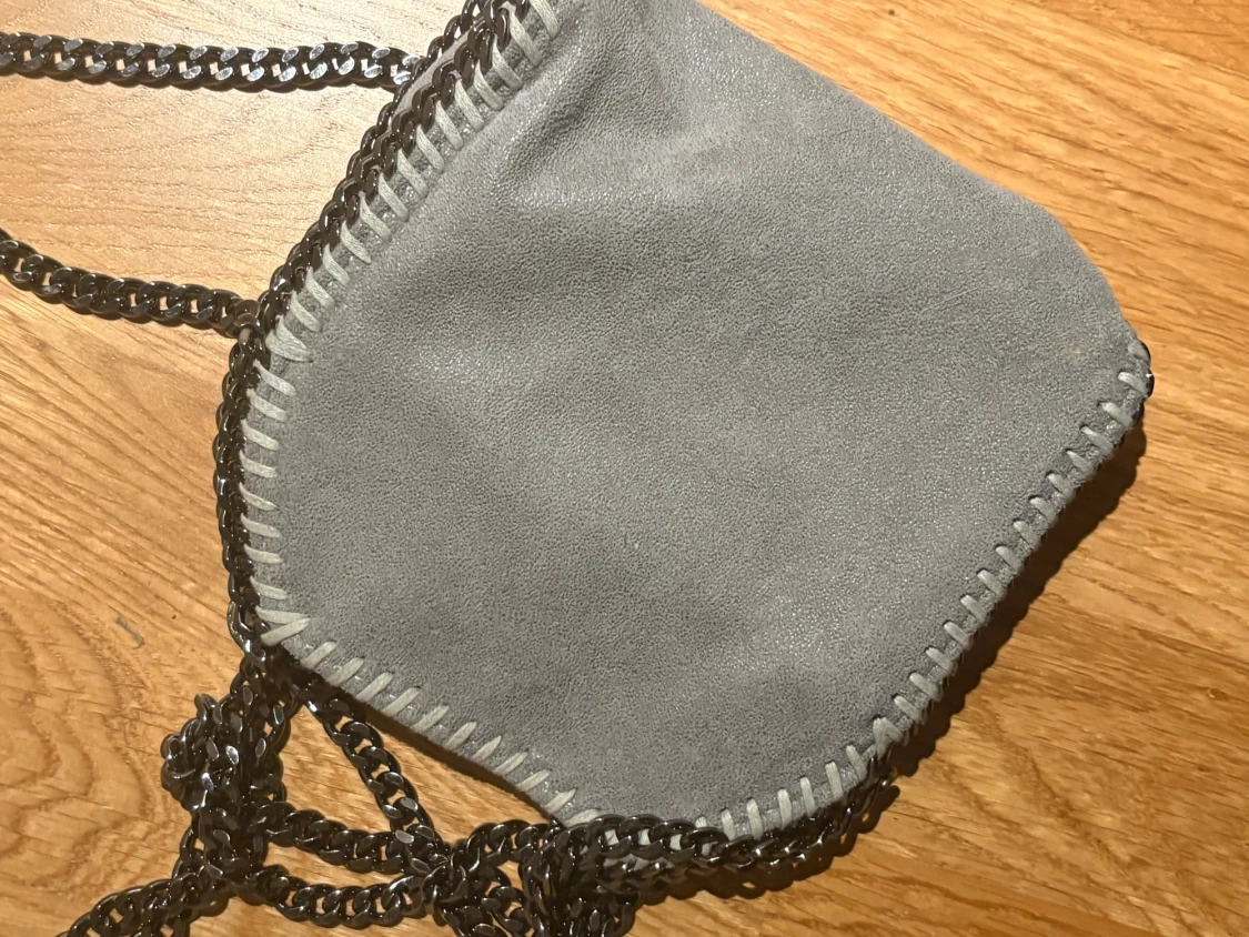 Grå axelväska Stella McCartney Tiny - 3