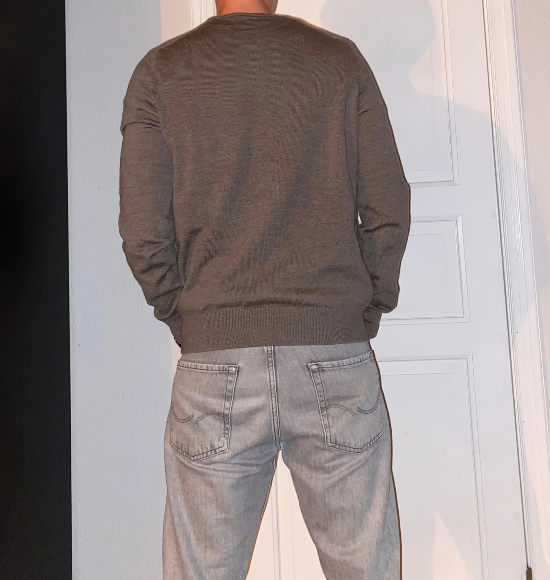 Brun merinoulltröja från Morris - 1