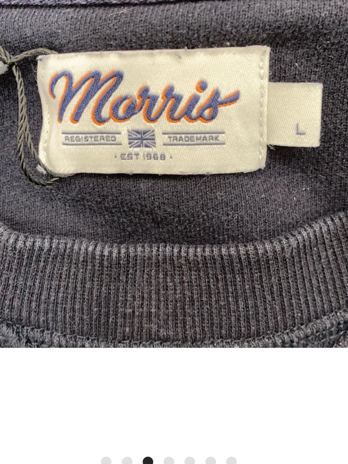 Svart sweatshirt från Morris, storlek L - 2