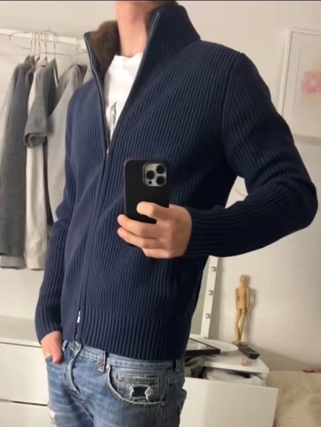 Fur lined zip up  - 3