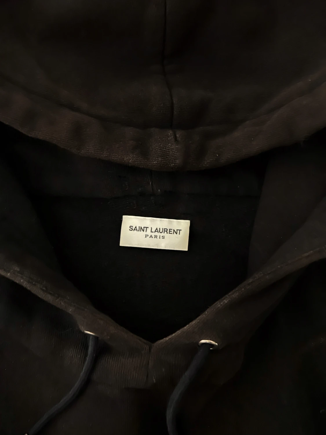 Svart Saint Laurent hoodie - 3