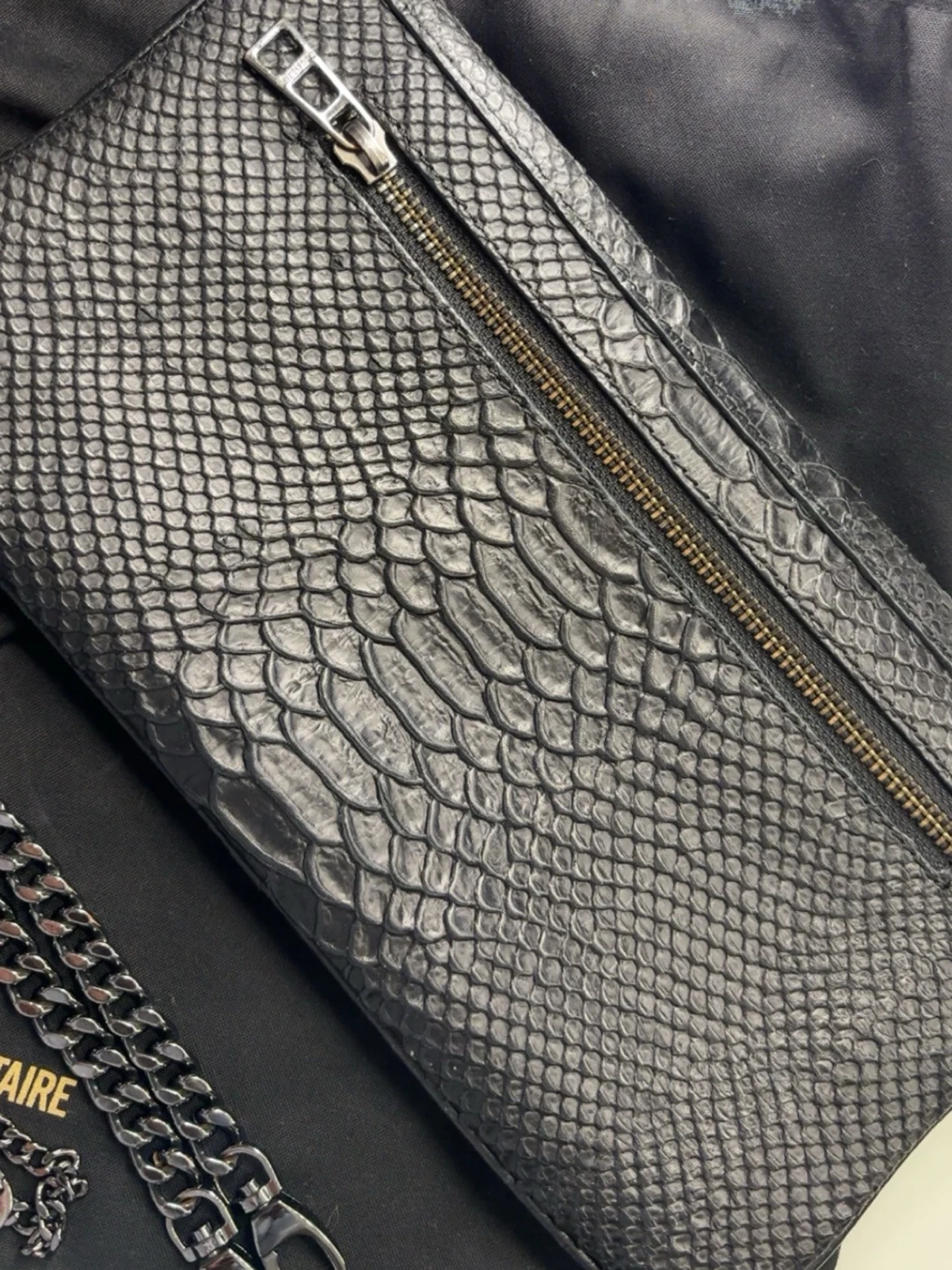 Svart kuvertväska Zadig & Voltaire skinn - 2