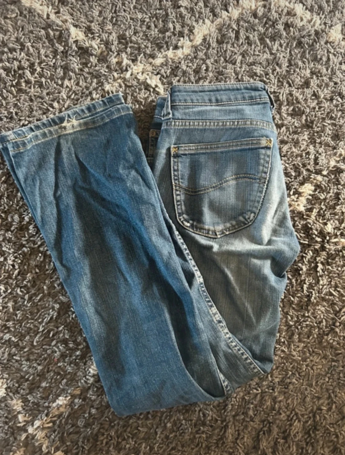 Blå bootcut jeans från Lee