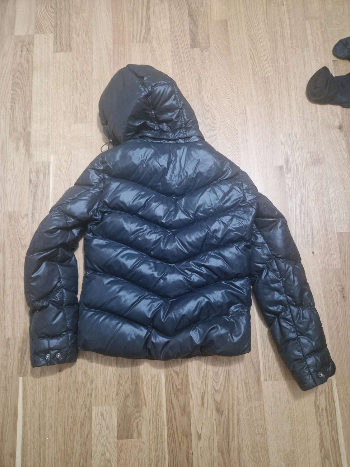 Mörkblå pufferjacka från Hilfiger Denim - 1