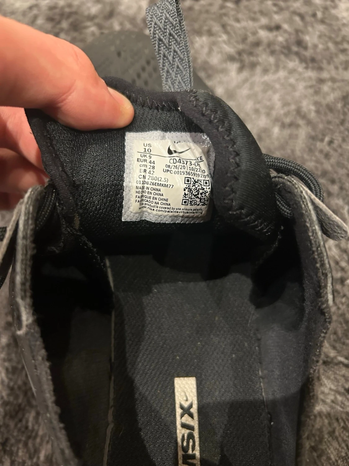 Nike React Element 55 x D/MS/X svarta sneakers - 4