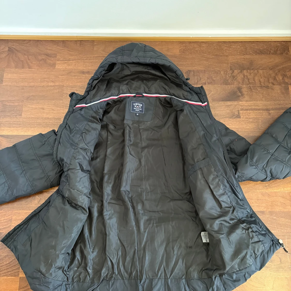 Marinblå pufferjacka från Vinson Polo Club - 1