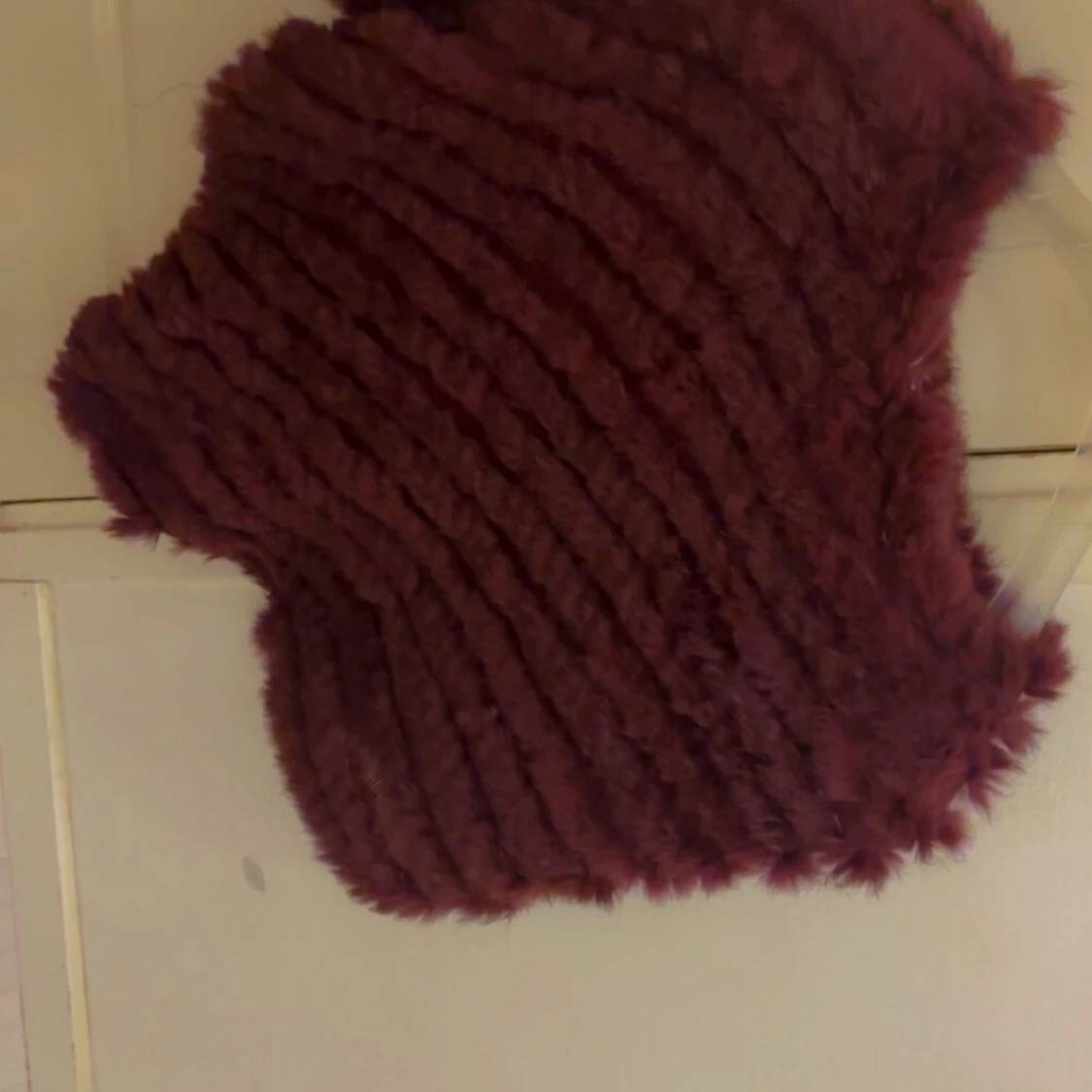 Lila Pälsponcho  - 2